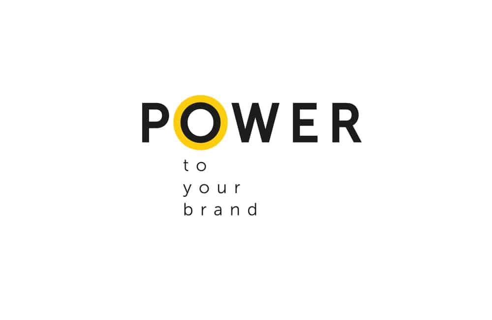 power to your brand logo ontwerp