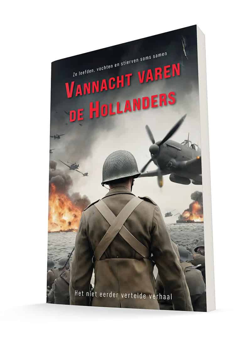 Ontwerp cover Vannacht varen de Hollanders